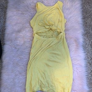 Mustard dress / swimsuit cover up